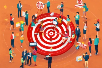 vários clientes sendo impactados por remarketing em diferentes canais como whatsapp, facebook e google